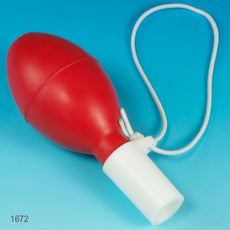 Pipette Filler, Universal Safety Pipette Bulb, Synthetic Rubber and Silicone, Red-1672