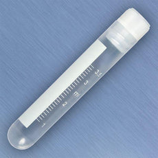 CryoCLEAR vials, 4.0mL, STERILE, Internal Threads, Attached Screwcap with Co-Molded Thermoplastic Elastomer (TPE) Sealing Layer, Round Bottom, Printed Graduations, Writing Space and Barcode, 50/Bag-3004-50
