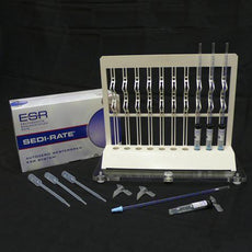 ESR: Sedi-Rate Westergren Starter Kit, (Includes: 100 Test Kit, Rack, Leveling Support, ESR Pipettes & Funnels)-3467