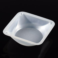 Weighing Boat, Plastic, Square, Antistatic, 140 x 140 x 25mm, PS, White, 330mL-3622