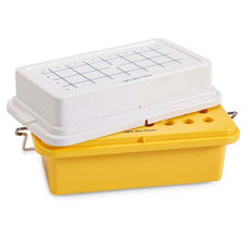 Mini Cooler, -20°C, 32-Place (4x8) for 1.5mL Tubes, Yellow, with Gel Filled Cover-454023GC