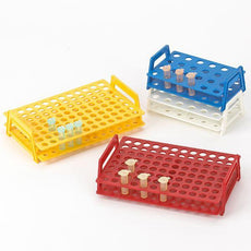 Wireless MicroTube Rack with Handles for 1.5mL and 2.0mL Microcentrifuge Tubes, 96-Place, Red-456340R