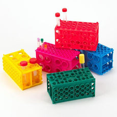 TUFFBLOK XL Tube Rack, 4-Way, PP, Assorted Colors, 5/Pack-456945AST