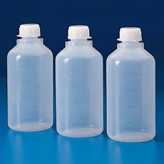 Bottle with Screwcap, Narrow Mouth, LDPE, Graduated, 50mL, 100/Bag, 4 Bags/Unit-600317B