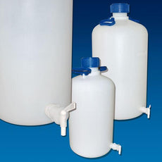 Carboy with Spigot, HDPE, Heavy-Duty, 25 Liter-601664