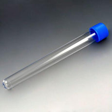 Test Tube with Attached Blue Screw Cap, 16 x 150mm (20mL), PS-6160
