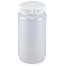 Bottle, Wide Mouth, LDPE Bottle, Attached PP Screw Cap, 2 Litres (0.5 Gallons)-7022000