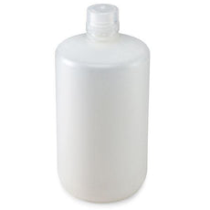 Bottle, Narrow Mouth, PP Bottle, Attached PP Screw Cap, 2 Litres (0.5 Gallons)-7052000