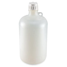 Bottle, Narrow Mouth, PP Bottle, Attached PP Screw Cap, 8 Litres (2 Gallons)-7058000