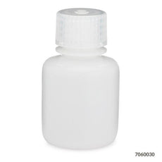 Bottle, Narrow Mouth, HDPE Bottle, Attached PP Screw Cap, 30mL, 12/Pack-7060030