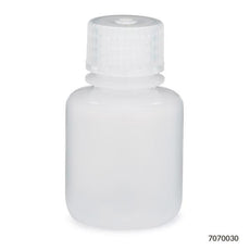 Bottle, Narrow Mouth, LDPE Bottle, Attached PP Screw Cap, 30mL, 12/Pack-7070030