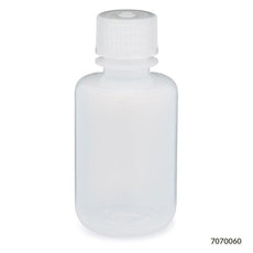 Bottle, Narrow Mouth, LDPE Bottle, Attached PP Screw Cap, 60mL , 12/Pack-7070060