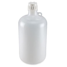 Bottle, Narrow Mouth, LDPE Bottle, Attached PP Screw Cap, 8 Litres (2 Gallons)-7078000