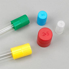 Diamond Culture Tube Cap for 13mm Glass Culture Tubes, PP, Green, 100/Bag, 10 Bags/Carton-118150G