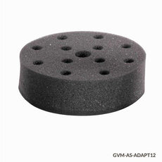Tube Holder, Foam, for use with GVM Series Vortex Mixers, 12-Place, for 12mm Tubes (must use with Plate Adapter VM-AS-PLATE or Vortexing Rod VM-AS-ROD)-GVM-AS-ADAPT12