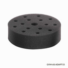 Tube Holder, Foam, for use with GVM Series Vortex Mixers, 15-Place, for 10mm Tubes (must use with Plate Adapter VM-AS-PLATE or Vortexing Rod VM-AS-ROD)-GVM-AS-ADAPT15