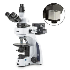 iScope Trinocular Compound Microscope, Ewf 10X/20Mm, Eyepiece, Plpolri 5/10/20/S50X, WithCamera - EIS-1053-PLPOLRI-HDS