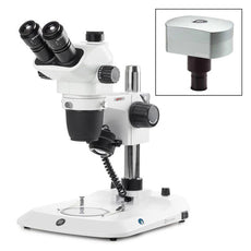 Nexiuszoom Evo Trinocular Stereo Microscope 0.65X To 5.5X Zoom Obj,WithCamera - ENZ-1703-P​-DC18