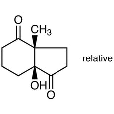 (+/-)-cis-6-Hydroxy-1-methylbicyclo[4.3.0]nonane-2,7-dione, 50MG - H1318-50MG