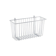 Metro H209C Storage Basket for Super Erecta Wire Shelving and SmartWall Wall Shelving, Chrome, 13.375" x 5" x 7"
