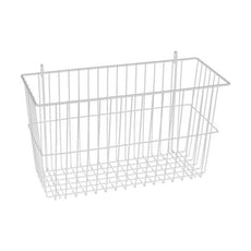 Metro H212W Storage Basket for Super Erecta Wire Shelving, White, 17.375" x 7.5" x 10"