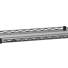 Metro HDM1436BL Super Erecta Drop Mat Wire Display Shelf, Black, 14" x 36"