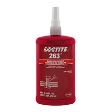 Henkel Loctite 263 Threadlocker Anaerobic Adhesive Red 250 mL Bottle - 1330335