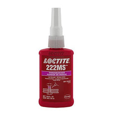 Henkel Loctite 222MS Threadlocker Anaerobic Adhesive Purple 50 mL Bottle - 135334