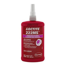 Henkel Loctite 222MS Threadlocker Anaerobic Adhesive Purple 250 mL Bottle - 135335