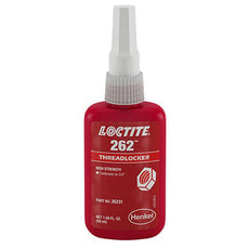 Henkel Loctite 262 Acrylic Anaerobic Adhesive Threadlocker Red 50 mL Bottle - 135374