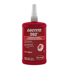 Henkel Loctite 262 Acrylic Anaerobic Adhesive Threadlocker Red 250 mL Bottle - 135375
