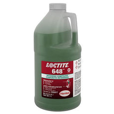 Henkel Loctite 648 Retaining Compound Press Fit Green 1 L Bottle - 1835917