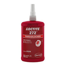 Henkel Loctite 272 Acrylic Anaerobic Adhesive Threadlocker Red 250 mL Bottle - 195542