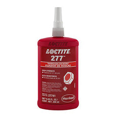 Henkel Loctite 277 Acrylic Anaerobic Adhesive Threadlocker Red 250 mL Bottle - 88449