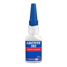 Henkel Loctite 382 Ultra Performance Instant Cyanoacrylate Adhesive Clear 20 g Bottle - 135425