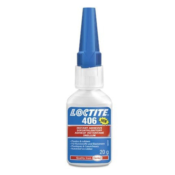 Henkel Loctite 406 Surface Insensitive Instant Adhesive Clear 20 g Bot -  Lab Pro Inc