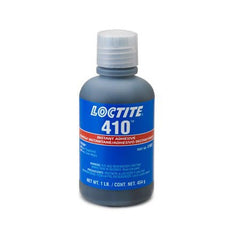 Henkel Loctite 410 Toughened Instant Cyanoacrylate Adhesive Black 1 lb Bottle - 135445