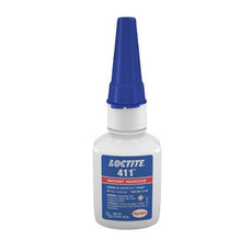 Henkel Loctite 411 Toughened Instant Cyanoacrylate Adhesive Clear 20 g Bottle - 135446