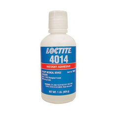 Henkel Loctite 4014 Medical Device Instant Cyanoacrylate Adhesive Clear 1 lb Bottle - 229650