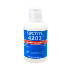 Henkel Loctite 4203 Thermal Resistant Instant Cyanoacrylate Adhesive Clear 1 lb Bottle - 232839