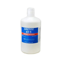 Henkel Loctite 411 Toughened Instant Cyanoacrylate Adhesive Clear 2 kg Bottle - 233774