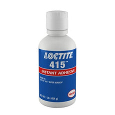 Henkel Loctite 415 Instant Cyanoacrylate Adhesive Clear 1 lb Cyanoacrylate Bottle - 233842