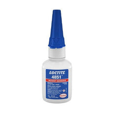 Henkel Loctite 4851 Medical Device Instant Cyanoacrylate Adhesive Flexible Low Viscosity Clear 20 g Bottle - 524540
