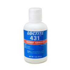 Henkel Loctite 431 Instant Cyanoacrylate Adhesive Clear 1 lb Bottle - 868372