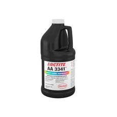 Henkel Loctite AA 3341 Light UV Curing Medical Device Adhesive Yellow 1 L Jug - 230199