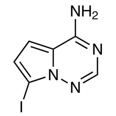7-Iodopyrrolo[2,1-f][1,2,4]triazin-4-amine, 5G - I1139-5G