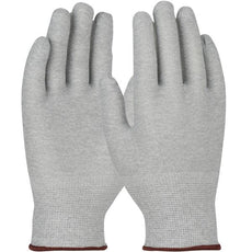 Seamless Knit Nylon / Carbon Fiber Electrostatic Dissipative (ESD) Glove, Gray, 2X-Large - KAS-2X