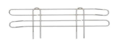 Metro L18N-4C Super Erecta 4" High Stackable Ledge for Wire Shelving, Chrome, 18"