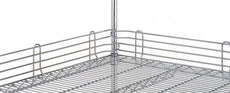 Metro L72N-4-DCH Super Erecta 4" High Stackable Ledge for Wire Shelving, Copper Hammertone, 72"