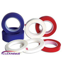Lab Tape, Cleanroom, White/Blue/Red/Green/Yellow/Orange, 3" width, Roll - CRP0790-3